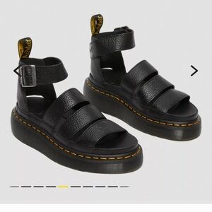 Dr. Martens Clarissa Leather Platform Sandals
